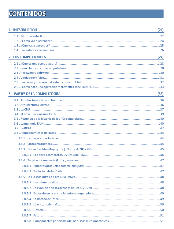 El Libro de Competencia Digital de David Casas M. Índice.