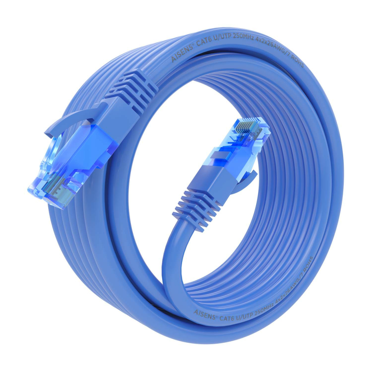 Cable de red latiguillo 5m Cat.6 UTP AISENS azul