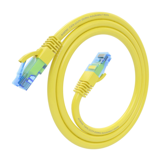 [A135-0831] Cable de red latiguillo 0,5m Cat.6 UTP AISENS amarillo